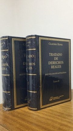 Tratado de derechos reales 2 tomos. Encuadernado 2ª edición AUTOR: Kiper, Claudio