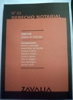 Derecho notarial 1 AUTOR: Ventura, Gabriel
