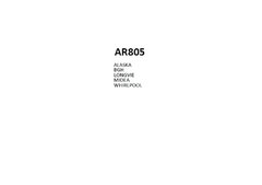 Control remoto Mod AR805 -Alaska-BGH-Midea-Whirpool - Climatización Polar