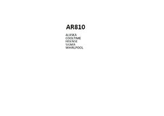Control remoto Mod AR810 Alaska-CoolTime-Hisense-Sigma - Climatización Polar