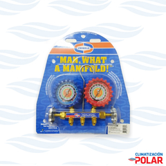 Manifold Uniweld Mod 47546 -410a-R22-404a -Mangueras 90cm- Blister - comprar online