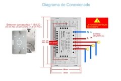 Interruptor WIFI para Embutir SONOFF Mod T2US