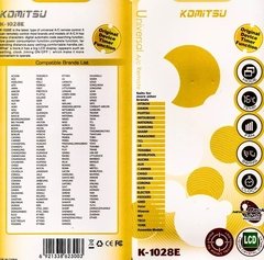 Imagen de Control Remoto Universal KOMITSU mod 1028