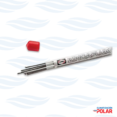 Soldadura Harris con relleno Fundente ZINCAFLUX x Varilla 50 cm - Climatización Polar