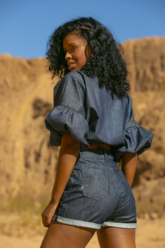 SHORT MOM NEW YORK REF 020026 COR AMACIADO - loja online