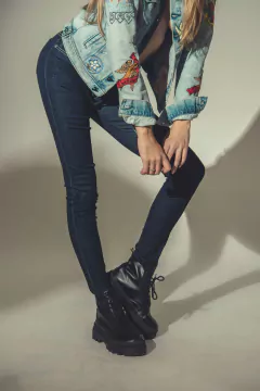 CALÇA SKINNY CLAUDIA AMACIADA REF. 202301 na internet