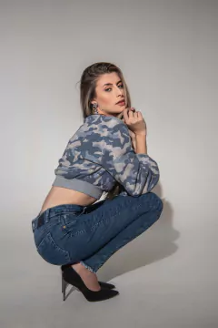 CALÇA SKINNY CLAUDIA STONE REF. 202301 - Stolfo Denim
