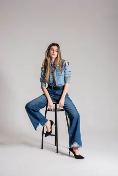 CALÇA LOW RISE PUREZA SKY REF.202302 na internet