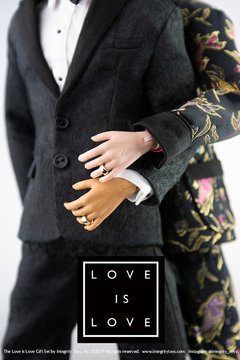 Love is Love Cabot Clark and Milo Montez Wedding Gift Set - Michigan Dolls