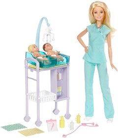 Barbie Baby Doctor Playset - Career doll
