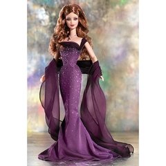 February Amethyst Barbie doll
