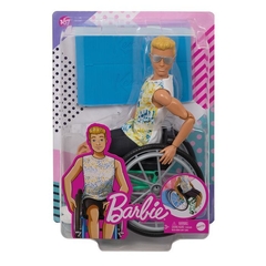 Ken Fashionista 167 - Loiro com cadeira de rodas - comprar online