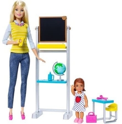 Barbie Eu Quero Ser! Professora De Artes - Loira Mattel