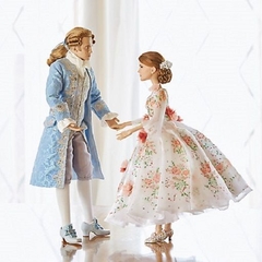 Disney Belle & Prince Live Action Platinum doll set - comprar online