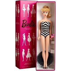 Barbie Black and White Swimming Suit Reproduction 1959