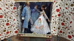 Disney Belle & Prince Live Action Platinum doll set - Michigan Dolls
