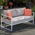 Sillón para exterior Doha - 2 cuerpos