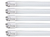 Kit 10 Lâmpadas Led Tubular 60cm 10w Vidro Bivolt 6500k na internet