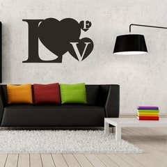 Adesivo Decorativo Love na internet