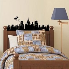Adesivo Decorativo de Parede Batman Gotham City - comprar online