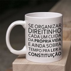 Caneca de Porcelana Premium Estrutura Ideias Constituição - comprar online