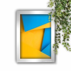 Imagem do Quadro Decorativo Abstract Yellow And Blue Mod 01