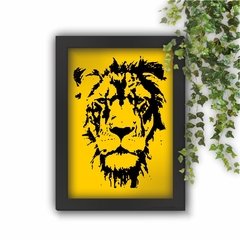 Quadro Decorativo Lion Art na internet