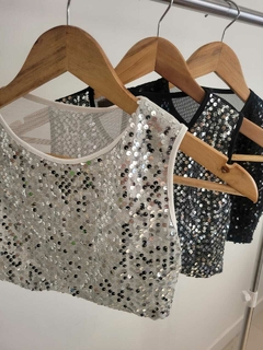 Top de lentejuelas VELVET