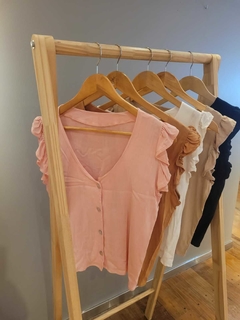 blusa de lino rebeca - tienda online