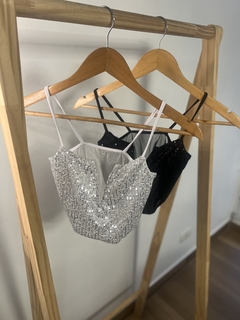 Top de lentejuela V - comprar online