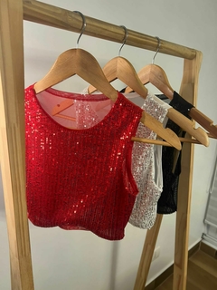 Top de lentejuelas SULTANA