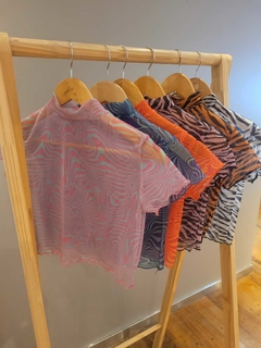 remera microtul estampada aurora
