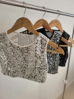 Top de lentejuelas VELVET - comprar online