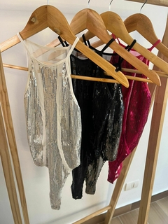 body de lentejuelas y microtul paisa - NAISHA