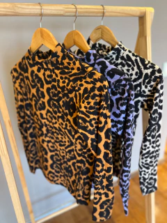 polera modal gamuzado Print