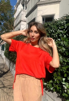 Blusa de lino aral