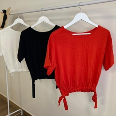 Blusa de lino aral - comprar online