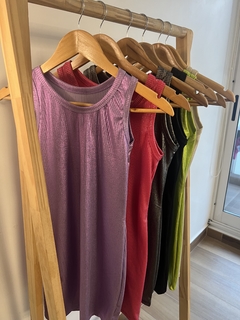 Vestido de morley con lurex ALAIKA