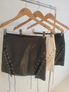 pollera de cuerina oli