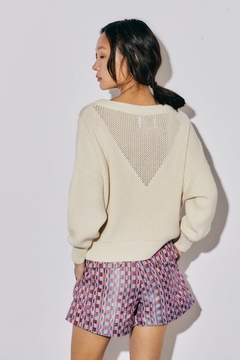 Sweater carmin crudo - comprar online