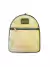 Mochila "Mika" Dorada y Charol Negro - Abrete Sesamo