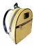 Mochila "Mika" Dorada y Charol Negro - comprar online