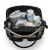 Bolso Maternal "Rufina" Ecocuero Negro con Charol - tienda online
