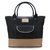 Bolso Maternal "Juana" Ecocuero Negro y Matelasse Beige - comprar online