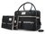 Bolso Maternal "Rufina" Ecocuero Negro con Beige en internet