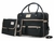 Bolso Maternal "Rufina" Ecocuero Negro con Camel - comprar online