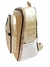 MOCHILA MATERNAL "FLORIDA" DORADA CON MATELASSE BEIGE - comprar online