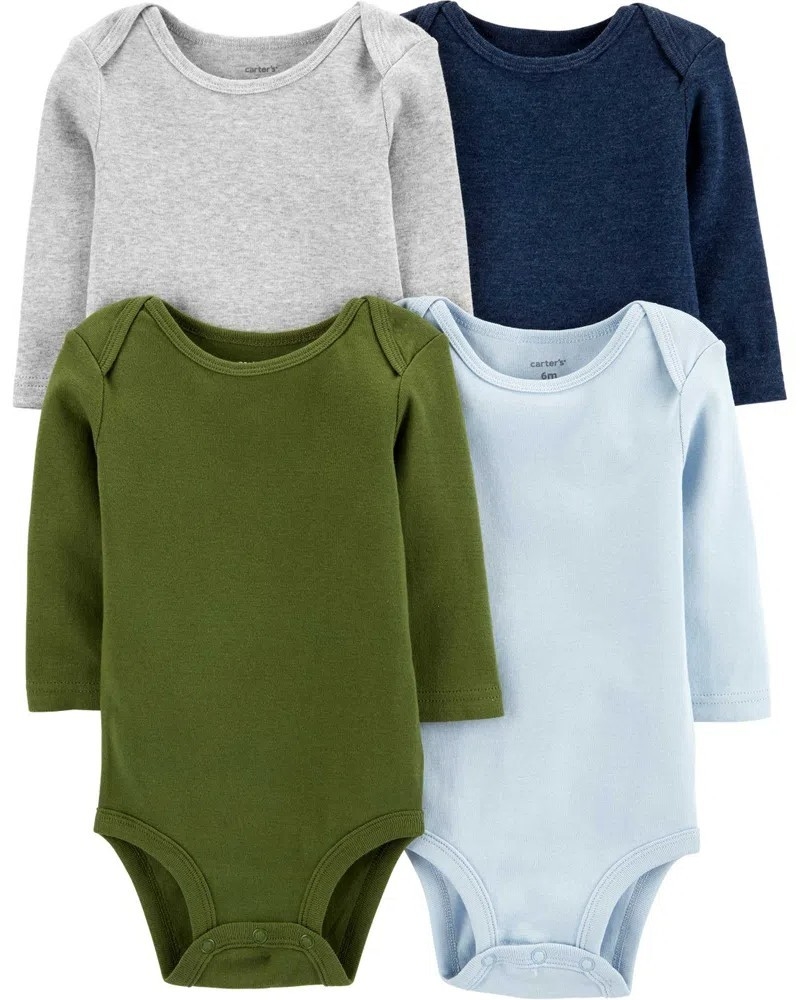 Bodysuits 5 piezas Carters Búho Original 12 meses - Peque Ayuda