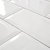 Subway Brick Biselado Blanco 7,5x15cm - CRETA DISEGNO