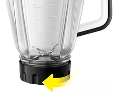 Licuadora Philips Hr2242/92 1200w Negra - comprar online